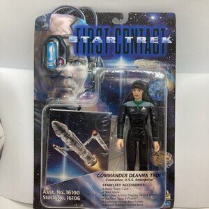 Star Trek First Contact- Commander Deanna Troi Figure Playmates Doll  1996